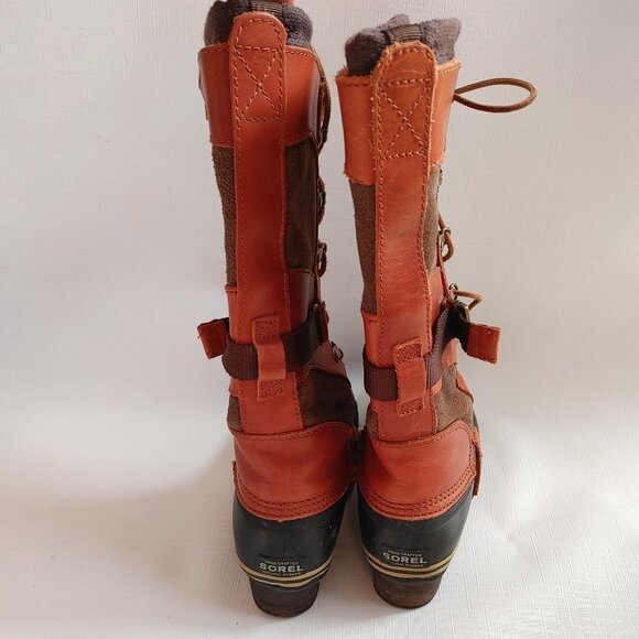 Sorel Conquest Carly Tall Boots Waterproof Size 6 - Picture 3 of 8